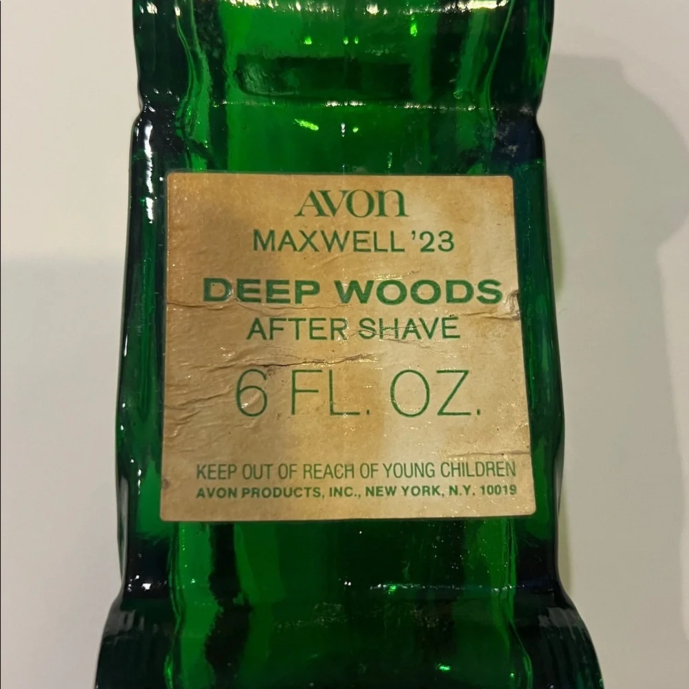 4 Avon Colored Glass After Shave Bottles Decanter Cars